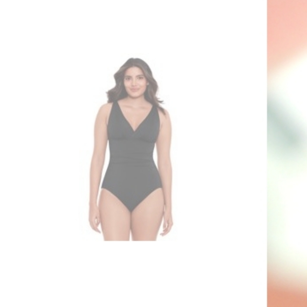Time and Tru Black One Piece Swimsuit Large - Picture 14 of 14